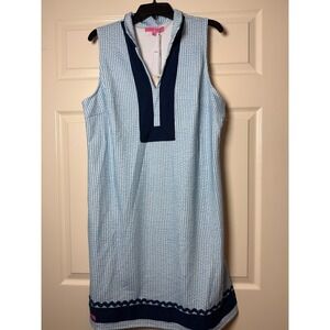 Simply Southern Preppy Seablue Stripe Tunic Dress